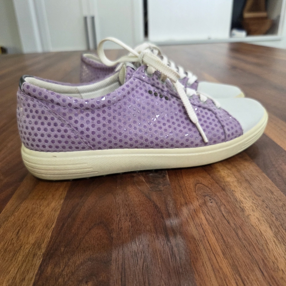 Ecco WomensHydromax Purple Casual Golfing Sneakers Shoes Size EU 39 Extra Width